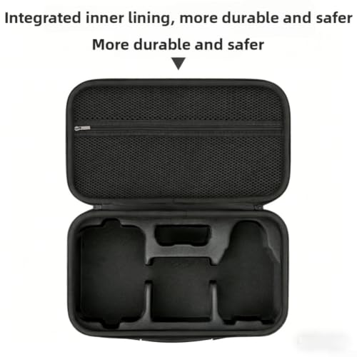 Estuche para DJI Lito X1 rígido evita golpes bolsa de viaje impermeable gris y negra 2