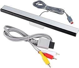 WICAREYO AV Cable With Infrared Ray Sensor Bar for Wii and Wii U