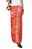 farbenfrohes Batik-Design mit exotischem Print