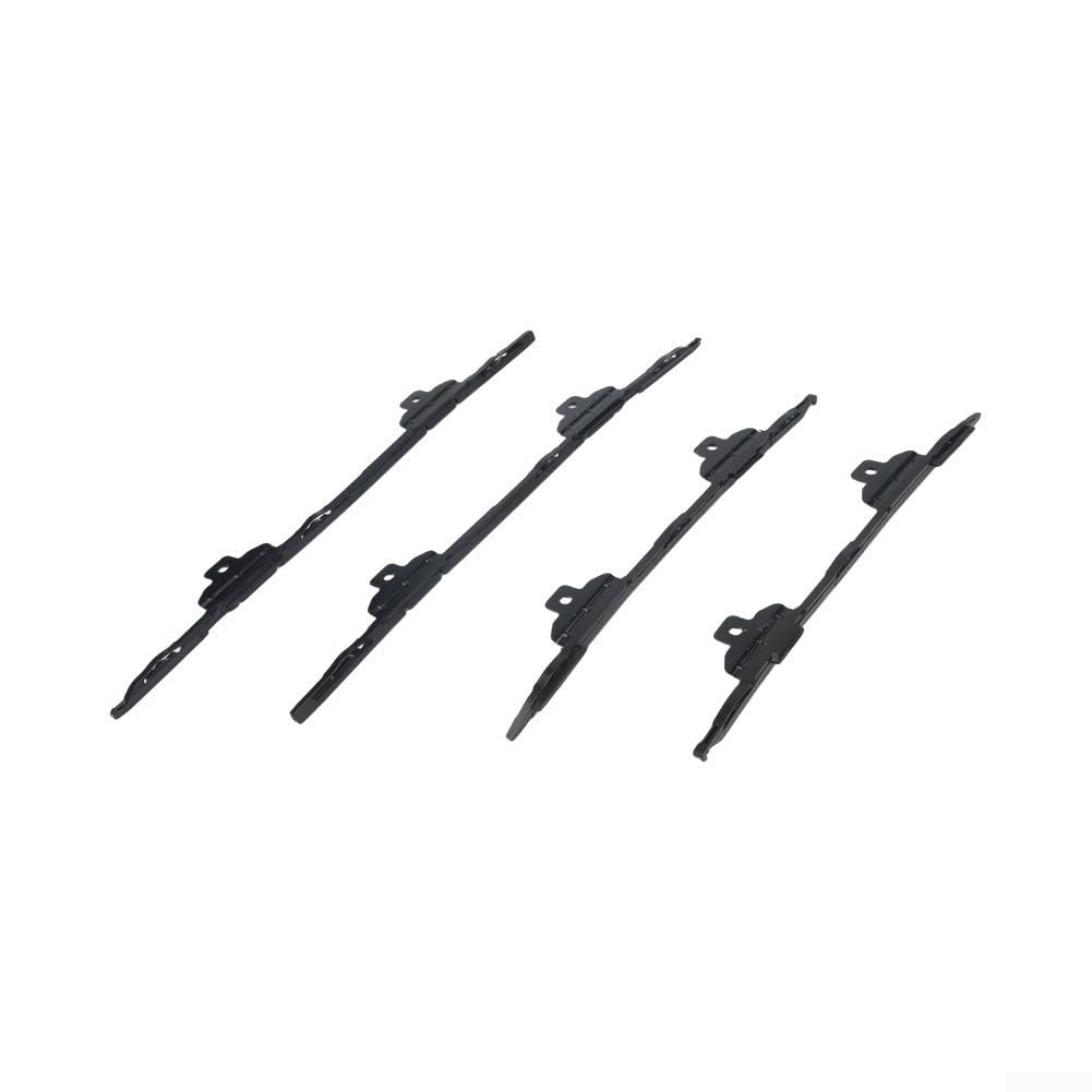 4x Dachhimmel Gleiter Clip Reparatur Set ABS Schwarz
