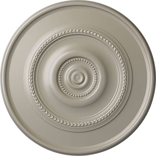 Ekena Millwork CM30DYPWS 30"OD X 2 1/4"P Dylar Ceiling Medallion Fits Canopies Up to 6 1/4", Pearl White by Ekena Millwork - Used condition - US$130.06