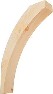 6"W x 24"D x 36"H Thorton Rough Sawn Knee Brace, Douglas Fir