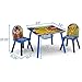 Delta Children Kids Table and Chair Set With Storage (2 Chairs Included) - Ideal for Arts & Crafts, Snack Time, Homeschooling, Homework & More - Greenguard Gold Certified, Disney The Lion King