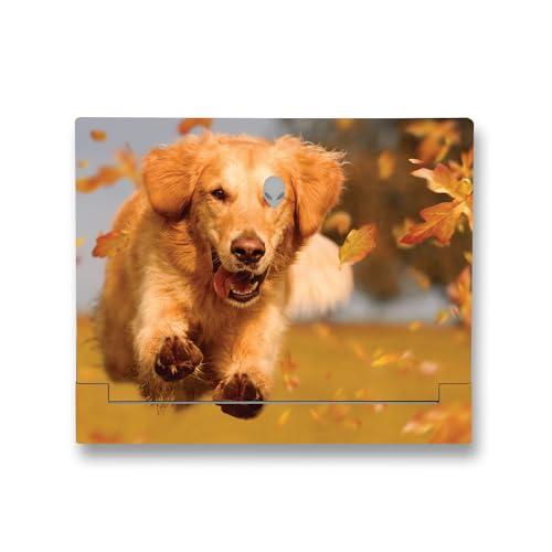 Image of MightySkins Skin Compatible with Alienware X14 R2 (2023) Full Wrap Kit - Puppy Fall | Protective, Durable, and Unique Vinyl Decal wrap Cover | Easy to Apply & Change Styles | Made in The USA