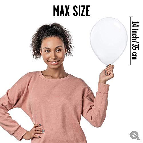 Image of Qualatex 11 inch Diamond Clear Latex Balloons (100ct) by Pioneer Balloon Company