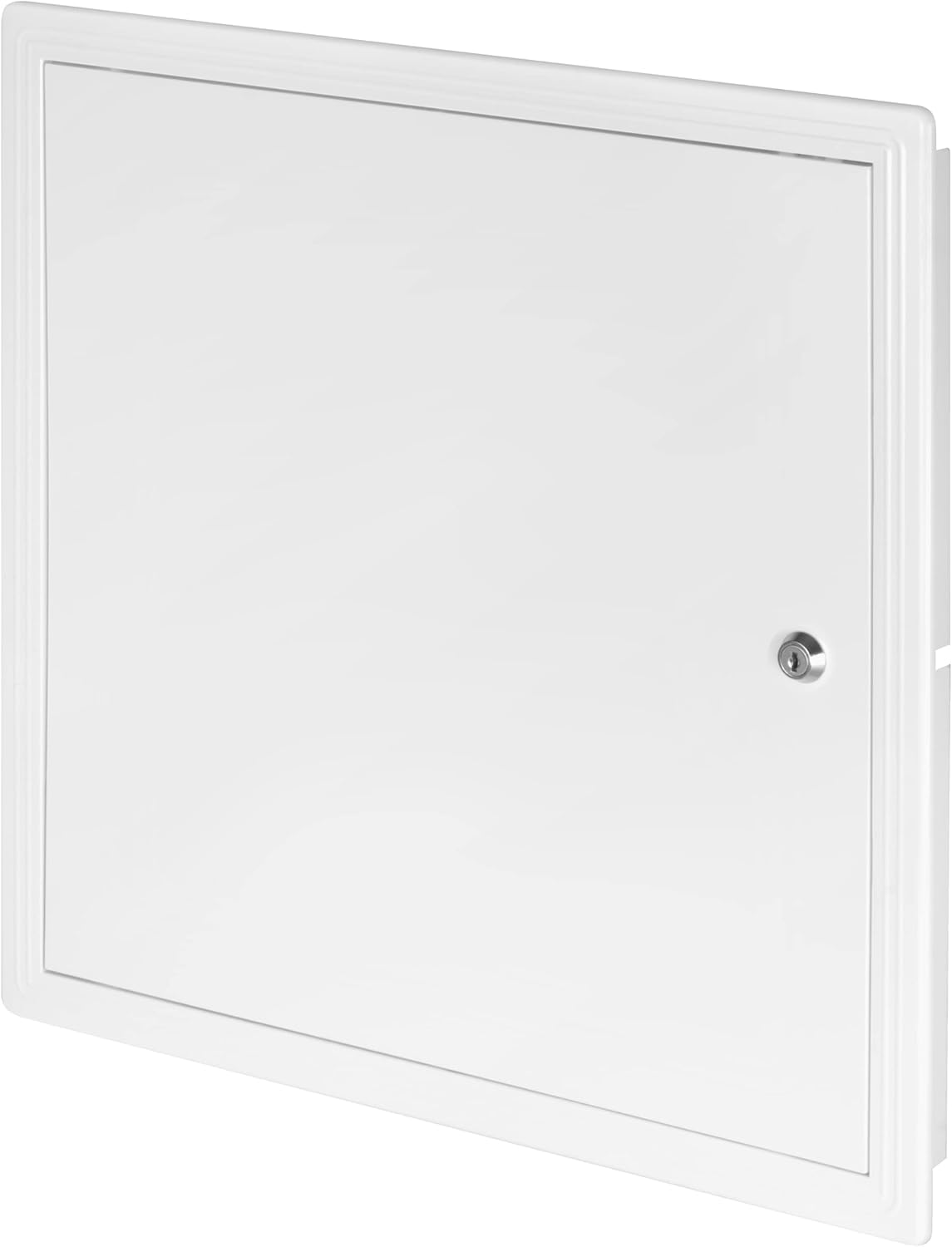 White Access Panel/Inspection Door Revision Hatch / 150mm, 200mm, 250mm, 300mm – Detachable Doors. (450mm x 450mm with Lock)