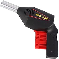 Ventilador Fragua Portatil Ysmorla 1 Pieza Ventilador de Barbacoa, Ventilador de Mano para Barbacoa, Soplador de Aire para Barbacoa Portátil, Ventilador Manual BBQ Bellows para Parrillas de Carbón (Sin Baterías)