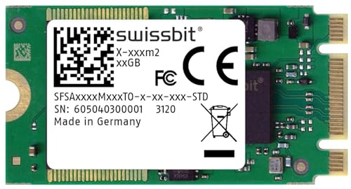 Swissbit SFSA080GM1AO1TO-C-8C-11P-STD \bhXe[ghCu - SSD Industrial M.2 SATA SSD X-86m2 (2242) 80GB 3D PSLCtbV 0C~+70C