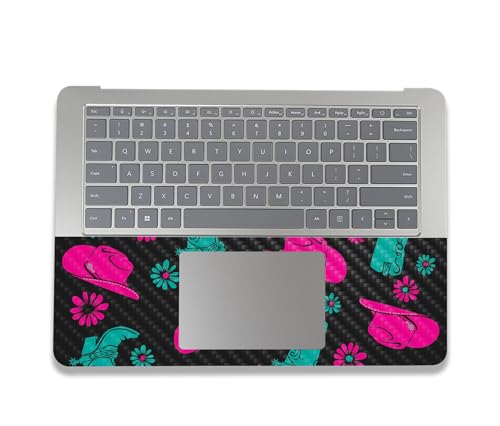 Image of MightySkins Carbon Fiber Skin Compatible With Microsoft Surface Laptop Studio 2 (2023) Full Wrap Kit - Neon Cowgirl | Protective, Durable Textured Carbon Fiber Finish | Easy To Apply | Made in the USA