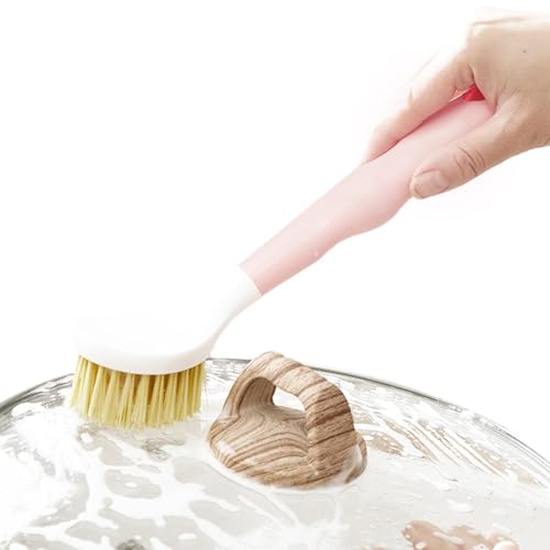Cepillo de vajilla de cocina,Cepillo de fregar vajilla - Diseño de orificio de suspensión de descontaminación fuerte sisal resistente al desgaste del cepillo depurador de plato para la olla arrocera