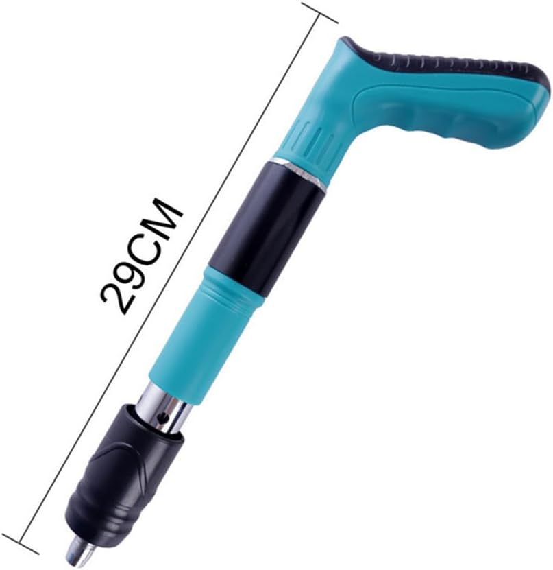 Professional Adjustable Speed Manual Steel Nail Gun, Woodworking Integrated Concrete Nailer Strong Penetration Suitable for Pipeline Installation