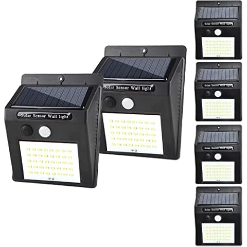 Elite Solar Lights Outdoor 40LED 6 Value Pack Solar Security Lights Motion Sensor IP 65 Waterproof Outdoor Lights for Garden Garage Fence and Patio etc Cover
