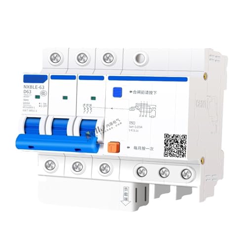 RCBO NXBLE-63 disjoncteur 6KA Type D protège contre fuite de courant 30mA