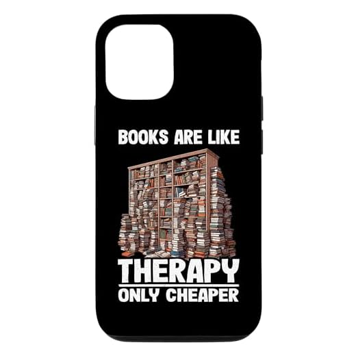 Coque pour iPhone 15 Pro Les livres sont comme une thérapie, mais un amateur de livres moins cher