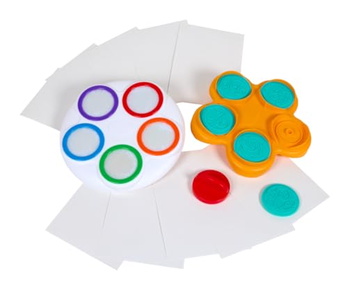 Image of Crayola Color Wonder Mess Free Fingerpaint & Stamper Kit, Safari Stamps | Safari Stamps for Kids, Color Reveal Ink, Toddler Activity, Gifts, 3+