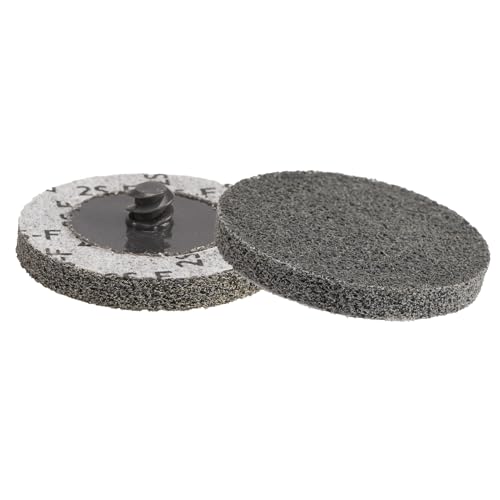 RENOTEC 2" Unitized Disc 5 Pcs, 2SF, Silicon Carbide, Quick-Change TR, Deburring, Blending and Finishing on Metals, Plastic and Composite Materials