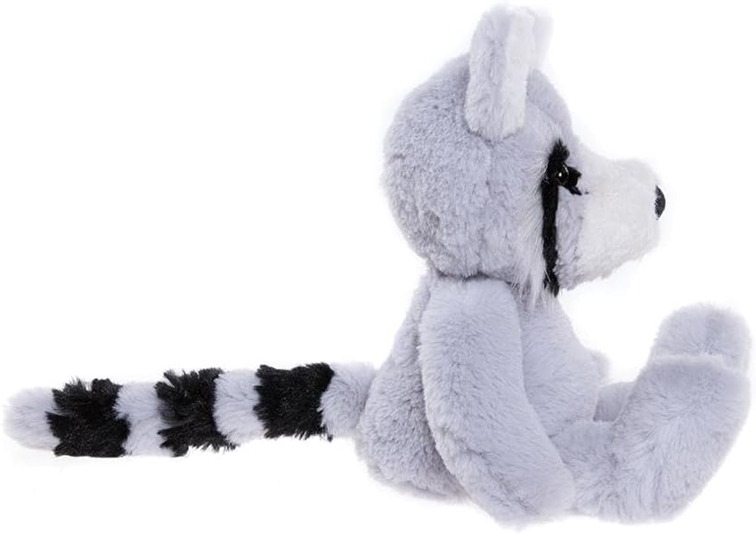 Charlie Bears Bear & Me Riley Raccoon Teddy Bear Soft Cloudy Grey Plush Animal Cute Toy Stuffed - 9.5 Inches Tall