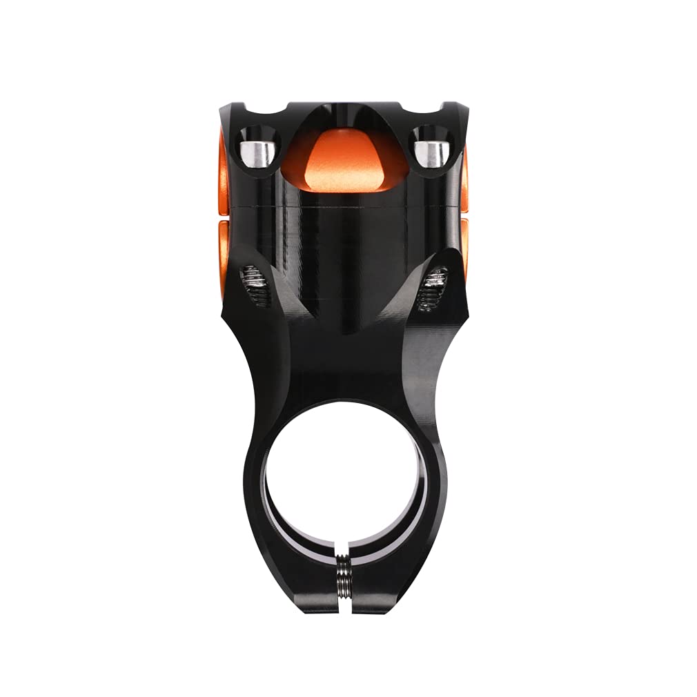 CYSKY Attacco Manubrio MTB Diametro 35 mm e 31,8 mm, Lunghezza 35 mm 50 mm Attacco Manubrio Bici Corto per Mountain Bike, Bici da Corsa, MTB, Downhill