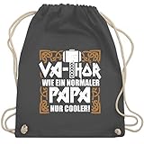 Väter und Papas finden hier ein cooles Motiv: Mit Thors Hammer, einem Spruche und einem Statement passt es perfekt zum Vatertag