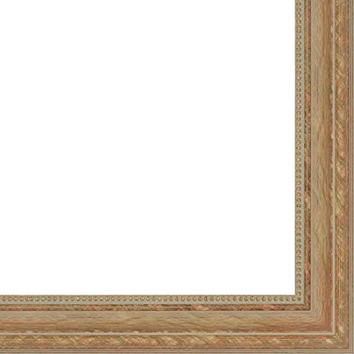 Picture Frame Moulding (Wood) 100ft Bundle - Traditional Antique Gold Finish - 2" Width - 9/16" Rabbet Depth