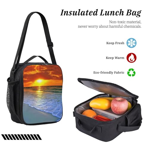 Sac à dos léger avec trousse et sac repas isolant école intermédiaire EdWal