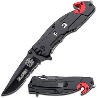 Tac Force Assisted Opening Rescue Fire Fighter Tactical Pocket Folding Stainless Steel Blade Knife Outdoor Survival Camping Hunting