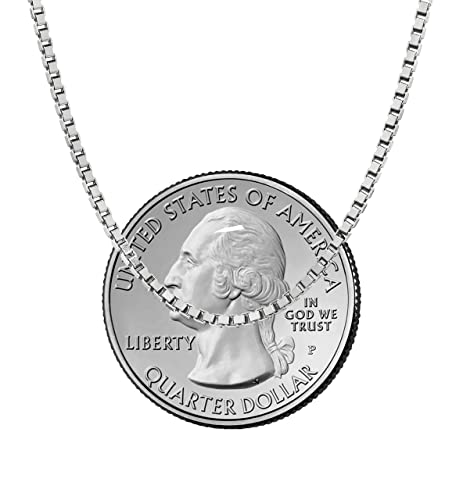 Savlano 925 Sterling Silver Solid 1.5MM Box Chain Necklace For Women & Men - Made in Italy Comes With a Gift Box3