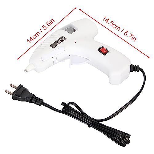 Derretedor de Cola Quente 20W Pré-aquecimento Rápido Com Suporte Dobrável, Alça Ergonômica para Pali