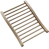 JEYUME Sauna Backrest, Canadian Natural Wood Hemlock Sauna Backrest Chair, Sauna Accessories for Tra