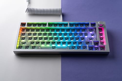 Câble de clavier spiralé GLORIOUS d'une finition premium Ghost White épurée - 7