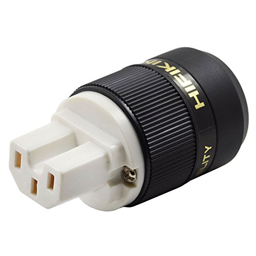 HiFiKing C-15(Cu) Hi-End Red Copper Series IEC Plug Connector 15A/125V A.C. HiFi Plug for HiFi DIY