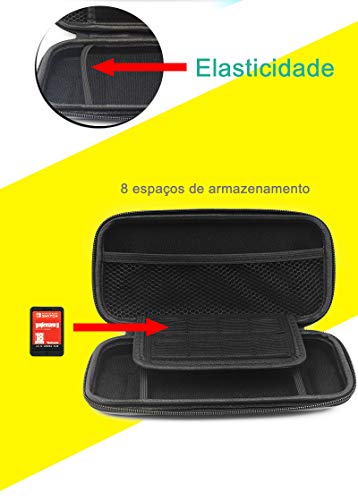 A bolsa de mão TwiHill é adequada para bolsa de mão switch lite bolsa de armazenamento EVA mini host