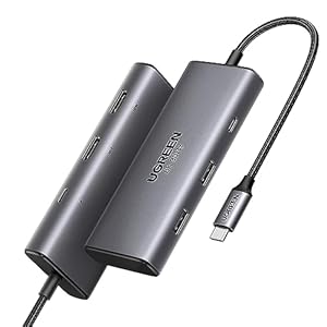 UGREEN Revodok 6 in 1 USB C Hub Dua...