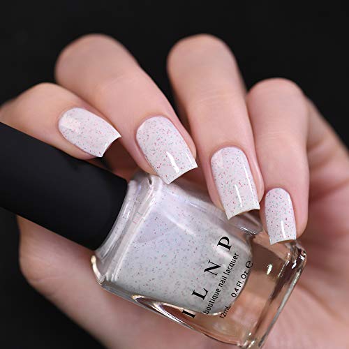 Image of ILNP Christmas Cookie - Creamy White Speckled Nail Polish, Chip Resistant, 7-Free, Non-Toxic, Vegan, Cruelty Free, 12ml