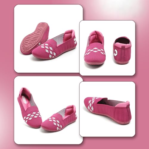 Image of Doctor Health Super Stylish Comfortable Classy Knitted Design Ballerina | Premium Look Flat Jutis | Non Slip Lightweight Shoes Bellies for Women | Dailywear Flat Bellies | Trendy Women Jutis Bellies