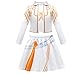 Rogkidha Girls Cute Outfits Pop Singers Clothes Fashion Stage Skirts Sets Novelty Outfit 3D Print Coat Skirt Clothing Set