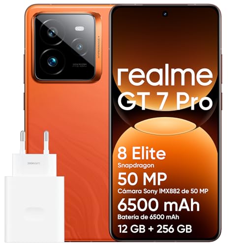 realme GT 7 Pro 5G Smartphone 12 + 256GB, Procesador Snapdragon 8