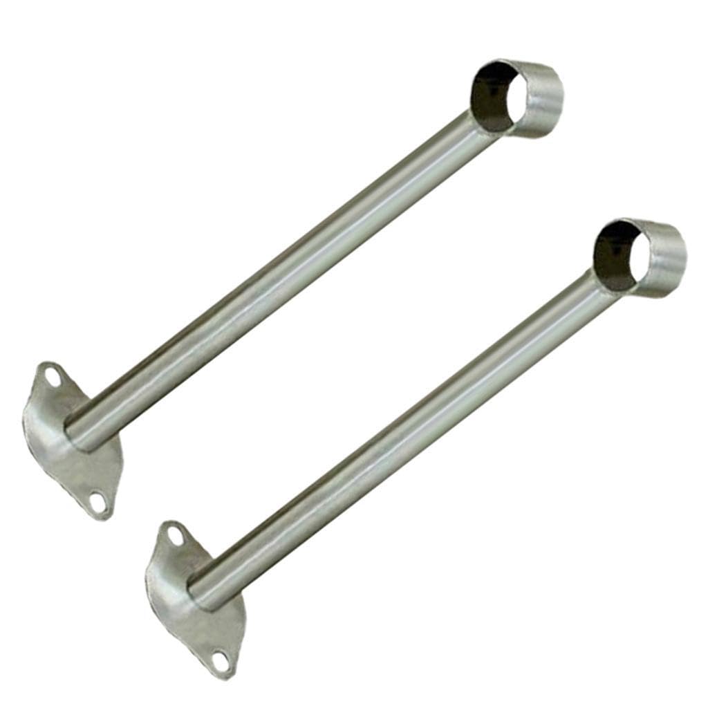 PIXZCSA 2pcs Stainless Steel CLT Rod Bracket Strong Support for Curtain Hanging Wardrobe Rail Kit Shower Curtain Rod Etc
