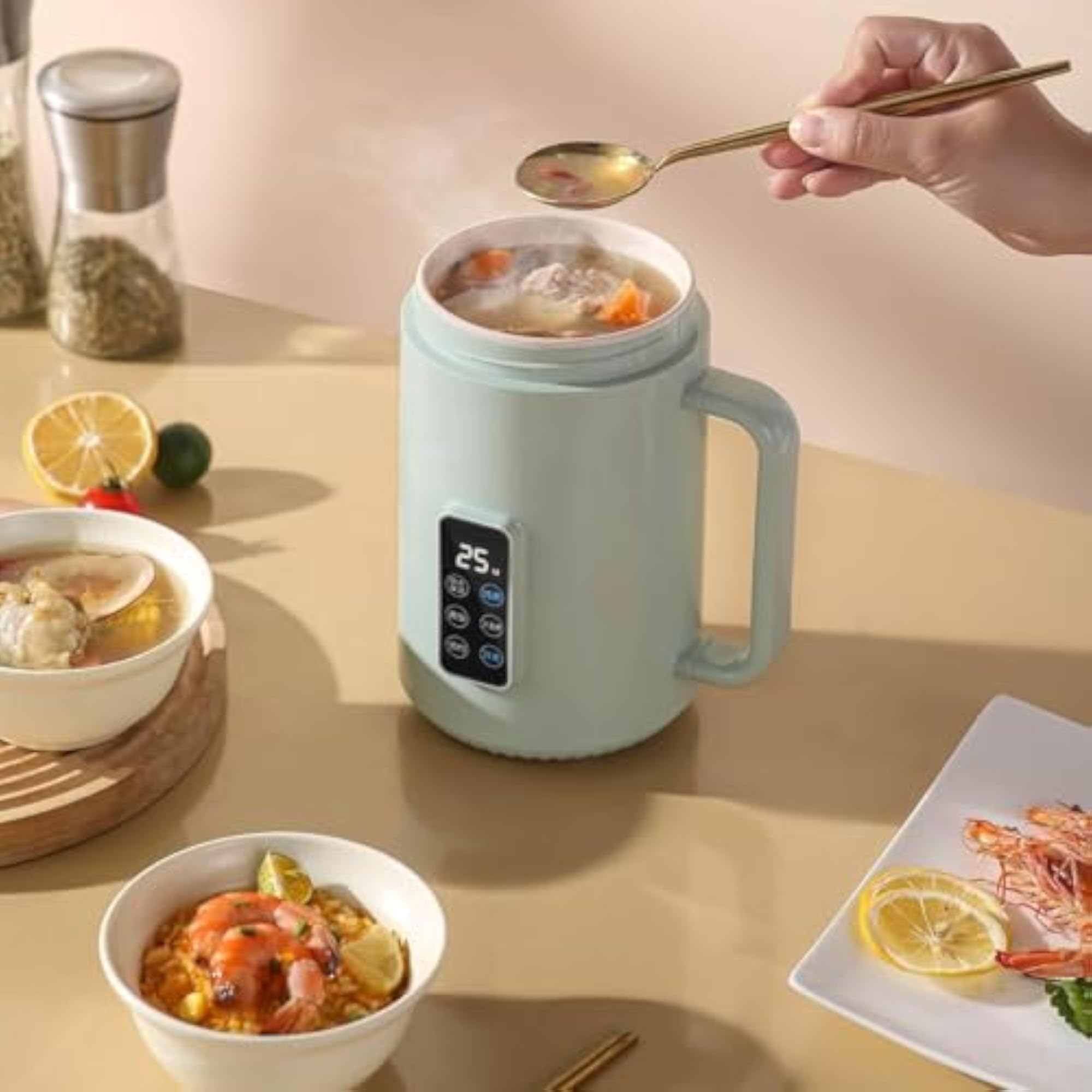 Mini Multipurpose Electric Kettle, Mug Shaped