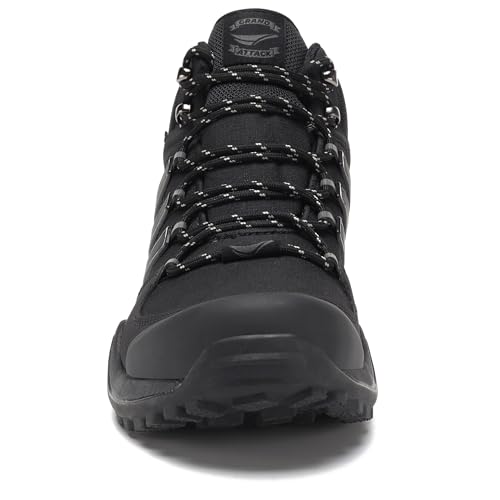 Men's Mid Waterproof Hiking Boots Lightweight Approach Trekking Comfortable Backpacking Non Slip Work Shoes Outdoor Camping Travel Cross Trainer Sneakers2