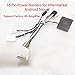 Strpump 16pin Compatible for Toyota Camry Prado RAV4 Sienna Tacoma Tundra Sequoia 4 Runner w/JBL Amplifier Car Stereo Radio Power Harness Cable Wire Adapter fit for aftermarket Android GPS Navigation