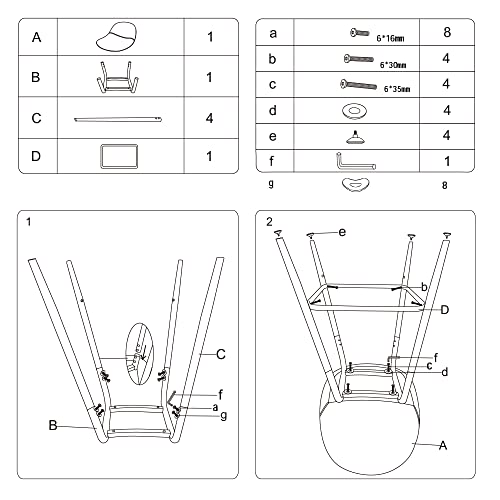 Canglong Faux Leather Back And Footrest Modern Counter Stool Chair Height For Pub Coffee Home Dinning Kitchen, Set Of 2, Brown #TOP5