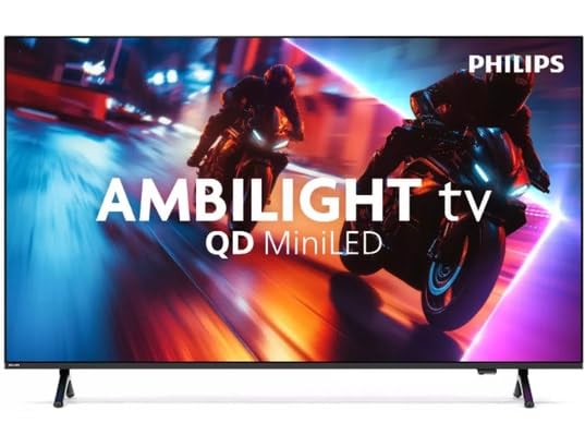 Philips Ambilight 55MLED910 'The Xtra' Mini LED 4K Smart TV - 55-calowy ekran z silnikiem P5 Perfect Picture Engine Ultra HD, Titan OS, Dolby Vision i dźwięk Dolby Atmos