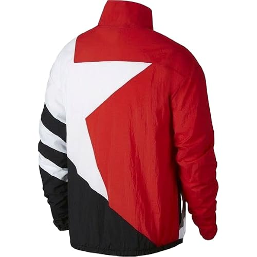 Nike Vintage Throwback Woven Windbreaker Full Zip Jacket Men's Size S #TOP1