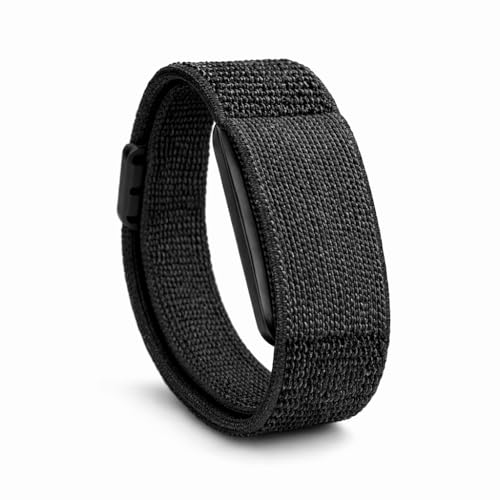 Image of Screenless Fitness Band for Men & Women | HRV, Heart Rate, SpO2 & Sleep Tracker | No Screen, No Distractions | Activity & Recovery Monitor | 30 Day Battery | iOS & Android | Black
