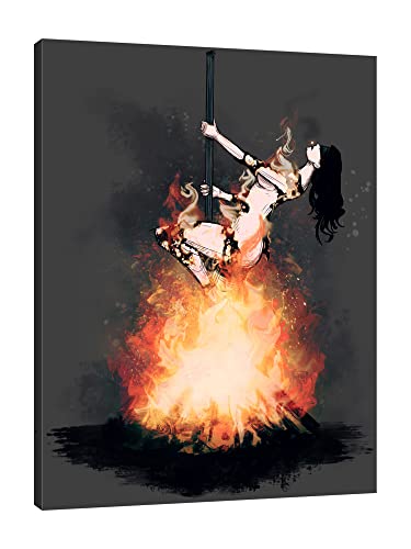 Jaxson Rea Burn At The Stake Gallery Wrapped Canvas