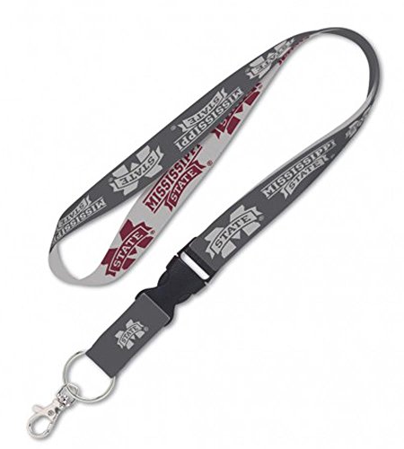 WinCraft Mississippi State Bulldogs Premium Lanyard W/Detachable Buckle