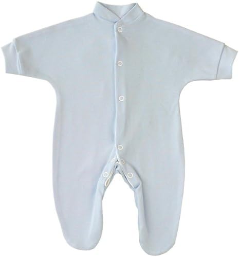 Babyprem Preemie Baby Plain Footie Tiny Clothes 0-1lb Blue PREM 00