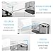 Sticker Roll Holder for Rolls and Fanfold Labels, Label Holder for Thermal Printer, Sticker Dispenser, Sticker Holder for Home,Office,Study,Small Business Essentials (1 Tier Acrylic Label Roll Holder)
