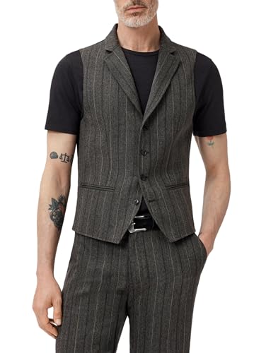 John Varvatos Arenas Vest Blazer pour homme élégant en laine de prestige